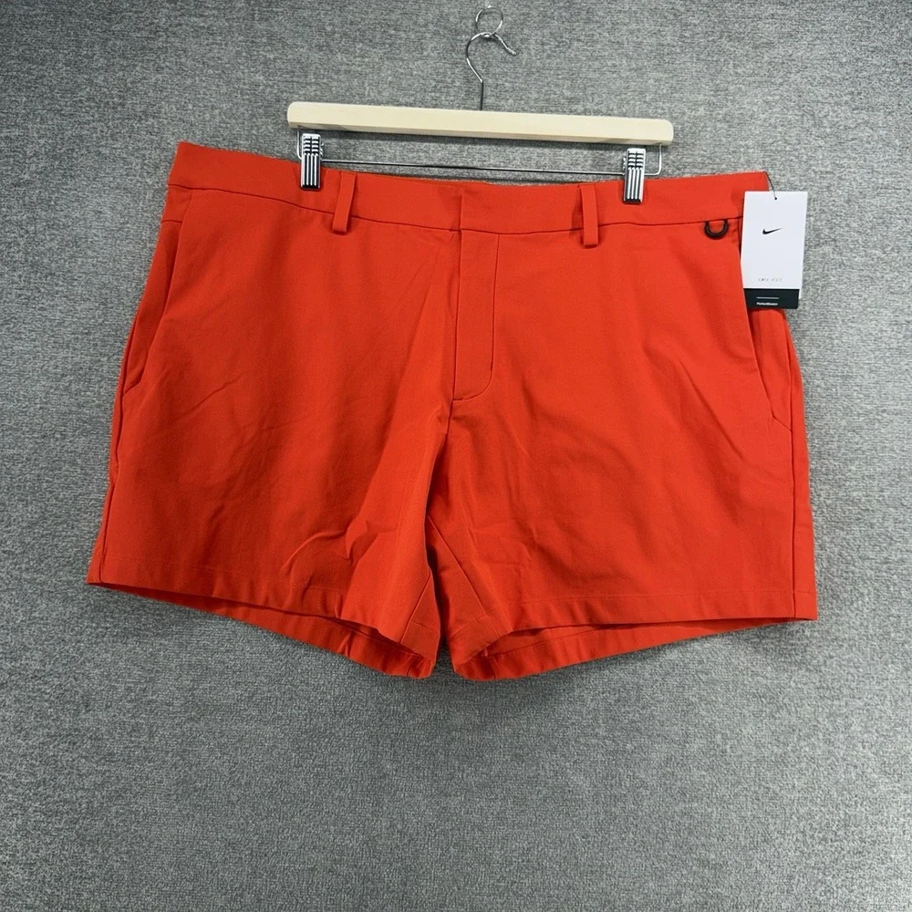 Nike Dri Fit 24.7 Golf Shorts Men Size 42x6 Orange NEW $95
